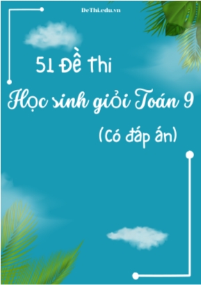 Bộ 51 Đề thi học sinh giỏi Toán Lớp 9 (Có đáp án)